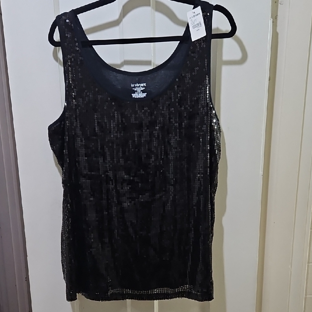 nitworks Black Sequin Women's Top 18/20